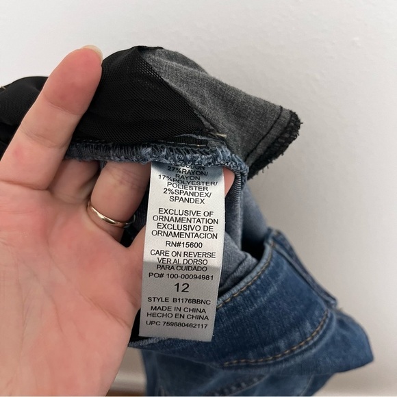 DEMOCRACY Ab Solution Skinny Fit Blue Jeans Size 12 - Picture 7 of 9